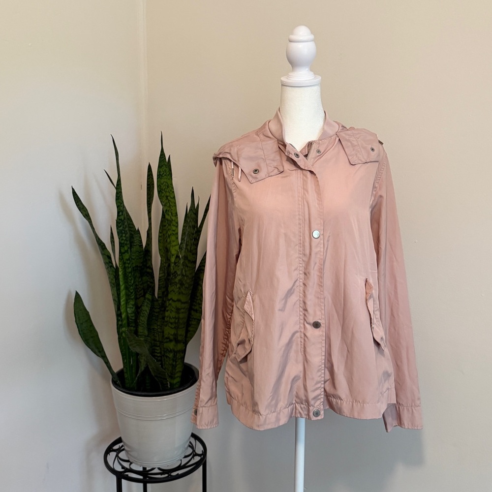 Zara | Rain Jacket/Windbreaker, Unlined w/ Hood
